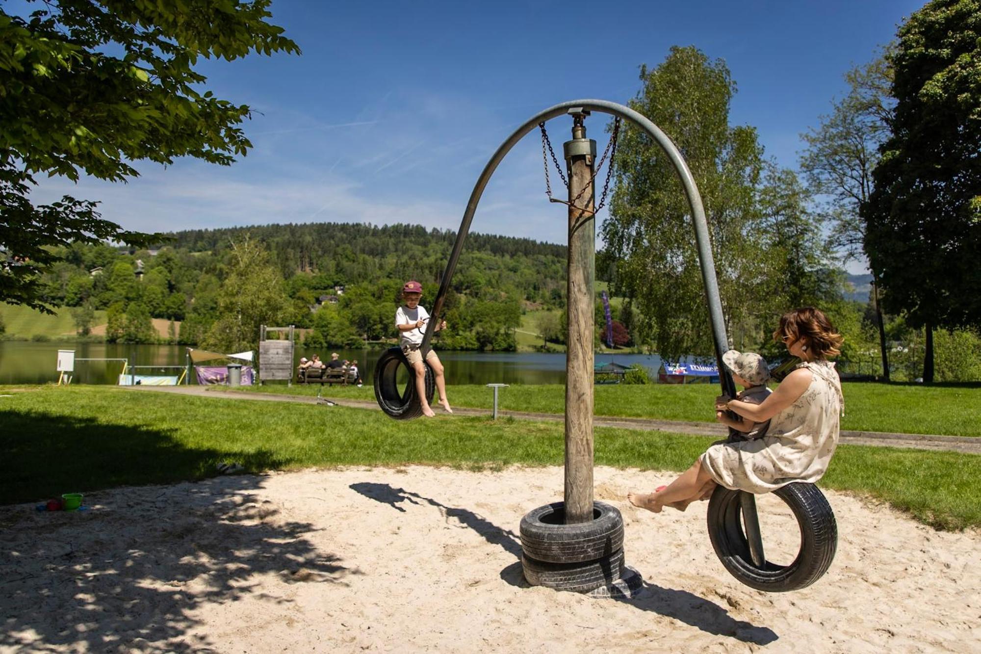 Feriendorf Am Maltschacher See Feldkirchen in Kärnten Exteriör bild